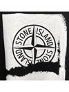 Logo Print Short Sleeve T-Shirt Black - STONE ISLAND - BALAAN 9