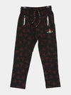 ORB Logo All-Over Track Pants Black - VIVIENNE WESTWOOD - BALAAN 4