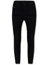 Women's 1984 Slandy Super Skinny Jeans Black - DIESEL - BALAAN 1