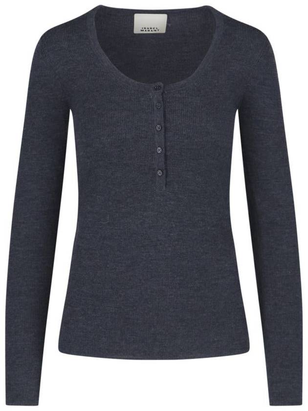 Estin Serafino Knit Top Anthracite - ISABEL MARANT - BALAAN 2