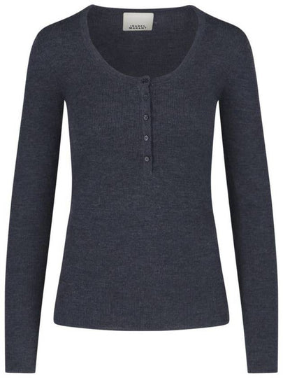 Estin Serafino Knit Top Anthracite - ISABEL MARANT - BALAAN 2