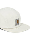 Logo Patch Backley Snapback White - CARHARTT WIP - BALAAN 5