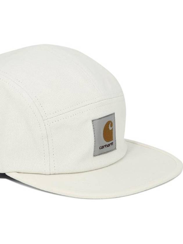 Logo Patch Backley Snapback White - CARHARTT WIP - BALAAN 5