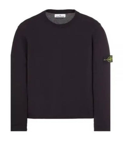 Raw Hand Cotton Crewneck Knit Top Navy - STONE ISLAND - BALAAN 2