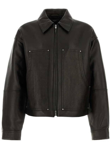 Amiri Leather Jackets - AMIRI - BALAAN 1