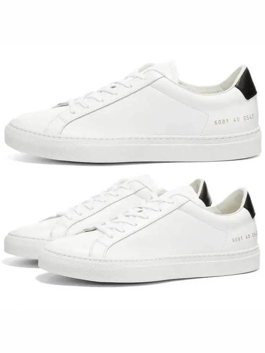 24SS Women's Retro Low Top Sneakers White 6081 0547 Other 1014329 - COMMON PROJECTS - BALAAN 1