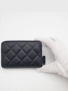 Zipper card wallet black AP3625 - CHANEL - BALAAN 4