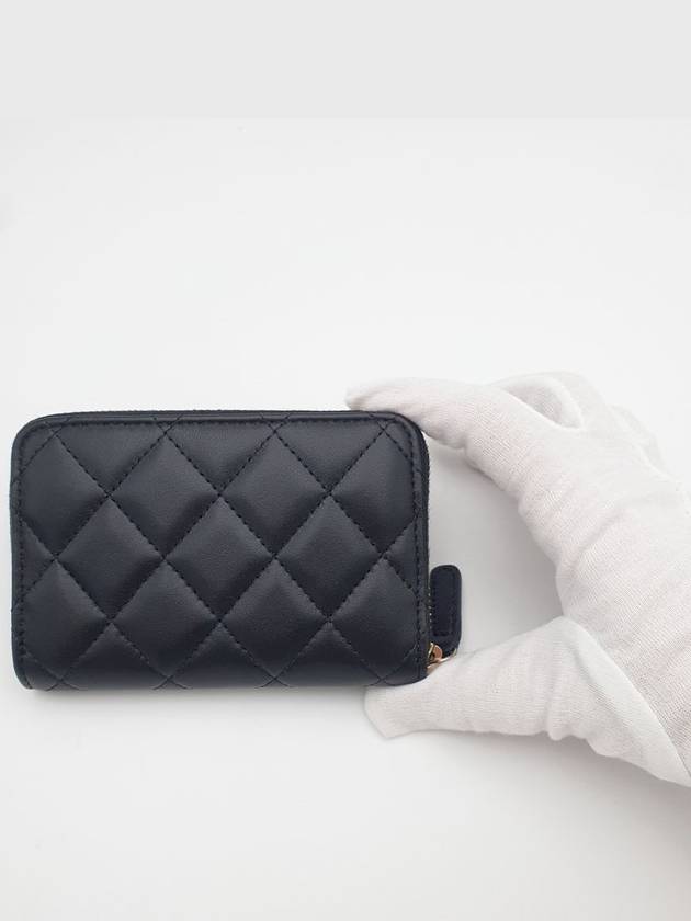 Zipper card wallet black AP3625 - CHANEL - BALAAN 4