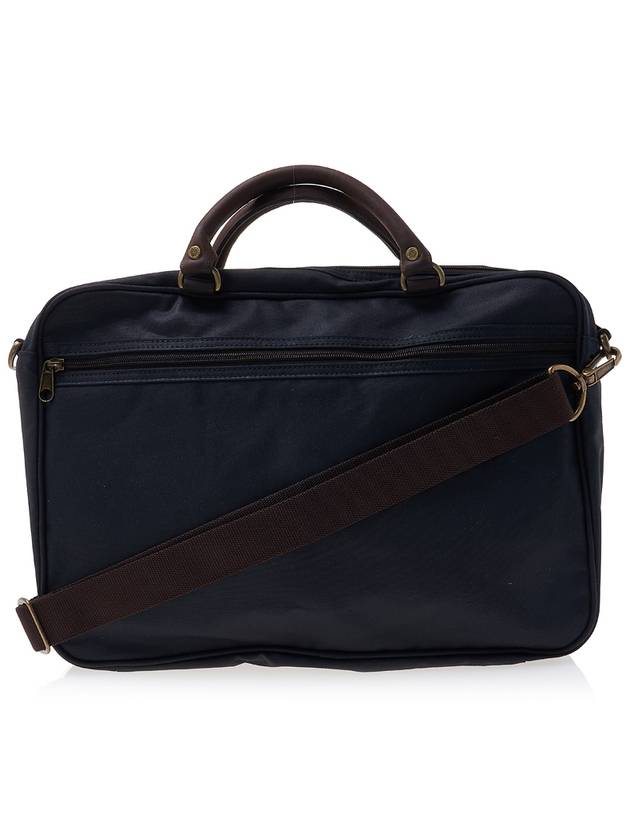 waxed cotton briefcase - BARBOUR - BALAAN 4