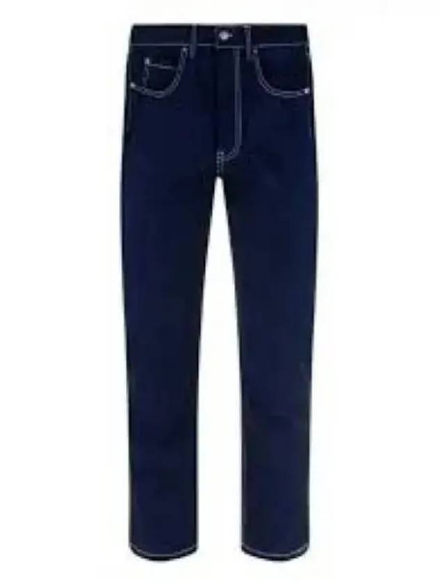 Men's Mid Rise Straight Jeans Navy - MARNI - BALAAN 2