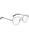 Eyewear Round Frame Silver Glasses - GUCCI - BALAAN 1