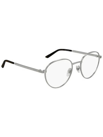 Eyewear Round Frame Eyeglasses Silver - GUCCI - BALAAN 1