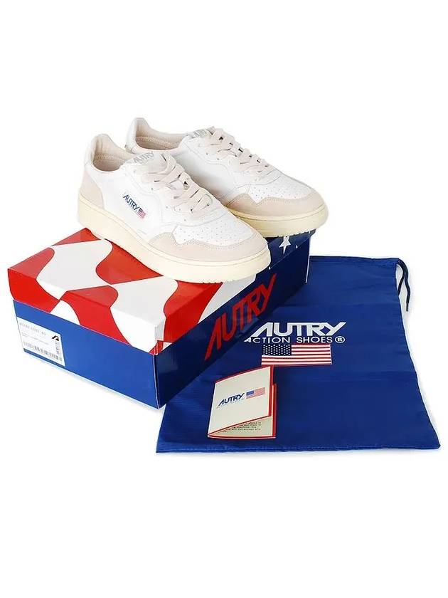 Medalist Suede Low Top Sneakers White - AUTRY - BALAAN 6