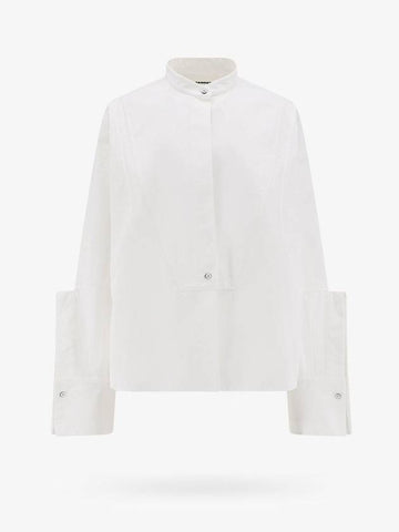 24 ss Cotton Shirt WITH CuffwITH Double Button J02DL0175J45202100 B0650999408 - JIL SANDER - BALAAN 1