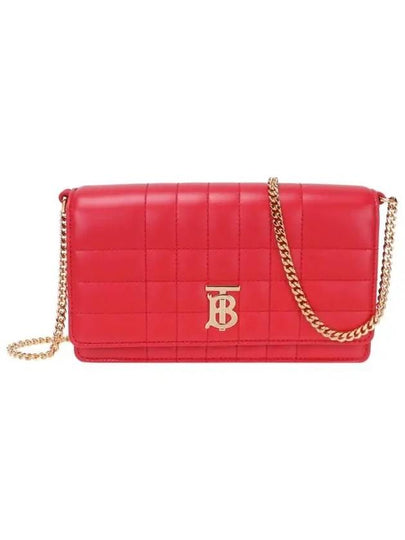 Lola Quilted Shoulder Bag Red - BURBERRY - BALAAN 2