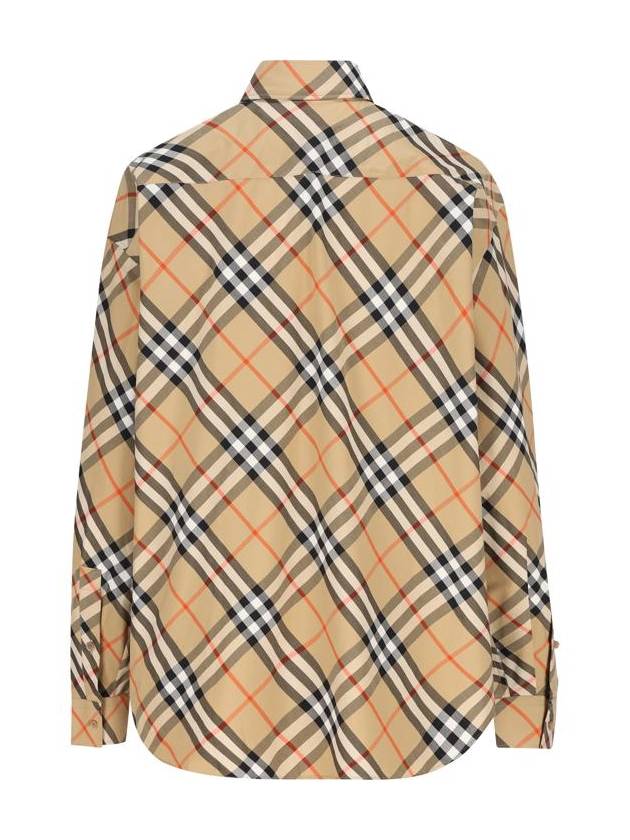 Check Pattern Shirt Beige - BURBERRY - BALAAN 3