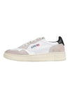 Men's Medalist Mesh Suede Low Top Sneakers White - AUTRY - BALAAN 1