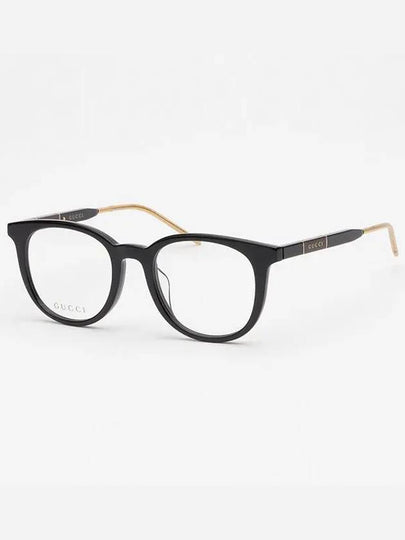 Eyewear Round Acetate Eyeglasses Black - GUCCI - BALAAN 2