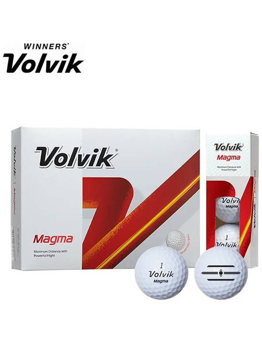 Golf Ball New Magma 3 Piece 1 Dozen 12 Balls - VOLVIK - BALAAN 1