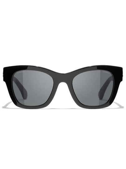 Eyewear Square Sunglasses Black - CHANEL - BALAAN 2