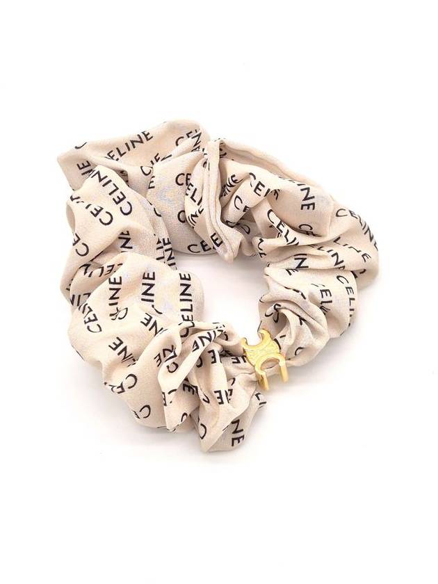 Rayure Bracelet Slik Scrunchy Gold White - CELINE - BALAAN 5