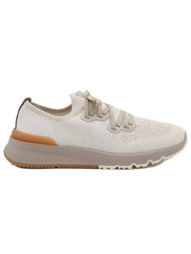 Stretch Knit Low Top Sneakers Panama - BRUNELLO CUCINELLI - BALAAN 1