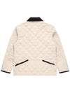 Men's Corduroy Quilted Jacket Ivory - SOLEW - BALAAN 3