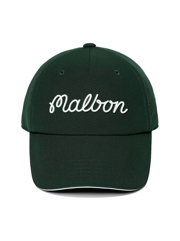 Malbon lettering punching cap GREEN - MALBON GOLF - BALAAN 2