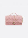 Miss Cannage Lambskin Mini Bag Antique Pink - DIOR - BALAAN 2