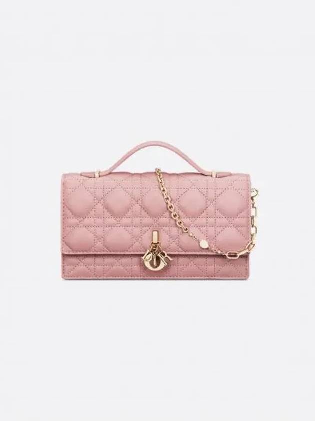 Miss Cannage Lambskin Mini Bag Antique Pink - DIOR - BALAAN 2