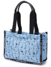 Puffy Nylon Peanuts Print Signet Medium Tote_Air Blue (4P3HTT027H03-435) - MARC JACOBS - BALAAN 3