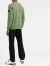 Wappen Patch Crew Neck Sweatshirt Green - STONE ISLAND - BALAAN 5