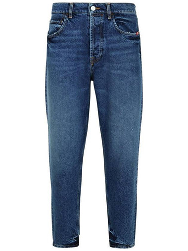 Amish 'Jeremiah' Blue Denim Jeans - AMISH - BALAAN 1