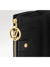 Lisa Monogram Leather Half Wallet Black - LOUIS VUITTON - BALAAN 5