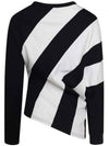 Yohji Yamamoto Bold Stripe Asymmetric Sweater - Y-3 - BALAAN 2