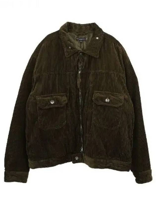 Flack poke corduroy zip up jacket - ENGINEERED GARMENTS - BALAAN 1