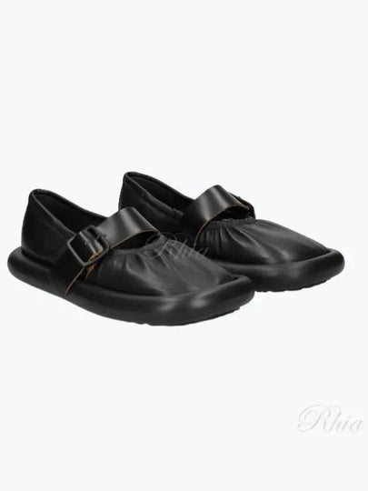 Aqua Leather Ballerinas Black - CAMPER - BALAAN 2