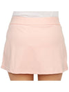 Women's Logo Print A-Line Skirt Baby Pink - SPORTY & RICH - BALAAN 8