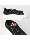 Glissiere Canvas Low Top Sneakers Black - MONCLER - BALAAN 5