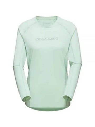 Selun FL Logo Long Sleeve T-shirt Mint - MAMMUT - BALAAN 1