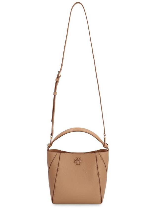 Mcgraw Logo Small Bucket Bag Brown - TORY BURCH - BALAAN 6