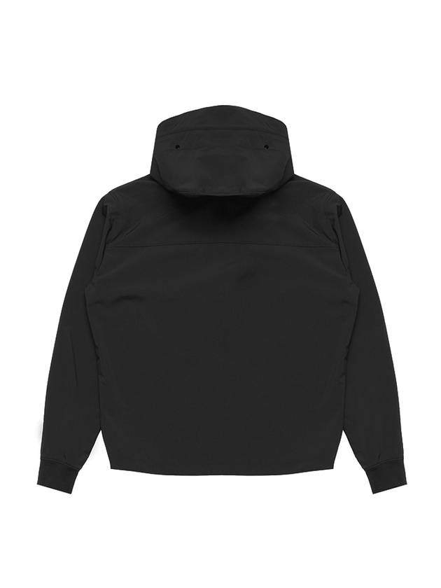 Shell R Goggle Hooded Jacket Black - CP COMPANY - BALAAN 3