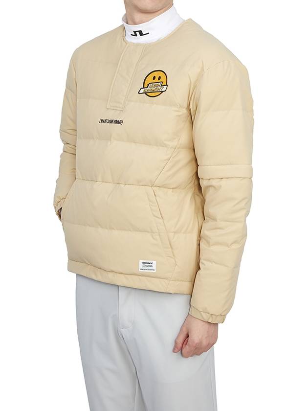 Men's Gimme Detachable Padded Jacket Beige - HORN GARMENT - BALAAN 6