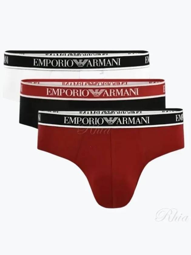 Men's Cotton Triangle Panties 3 Pack - EMPORIO ARMANI - BALAAN 2