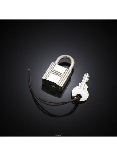 Daejeon Used Luxury Goods No 101 Silver Padlock Cadena Lock Set - HERMES - BALAAN 1