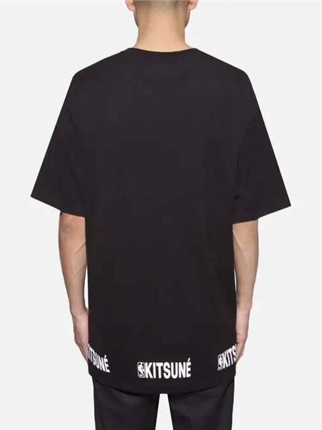 Maison Kitsune NBA Collaboration Loose Fit Short Sleeve TShirt - MAISON KITSUNE - BALAAN 3