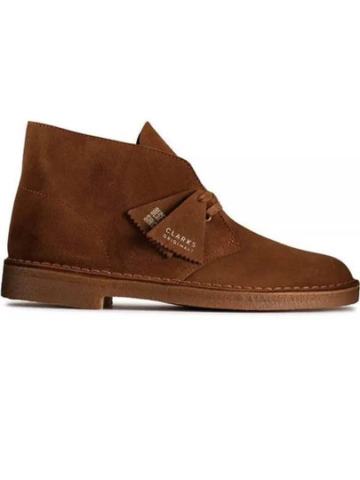 Men's Desert Leather Ankle Boots Suede Cola - CLARKS - BALAAN 2