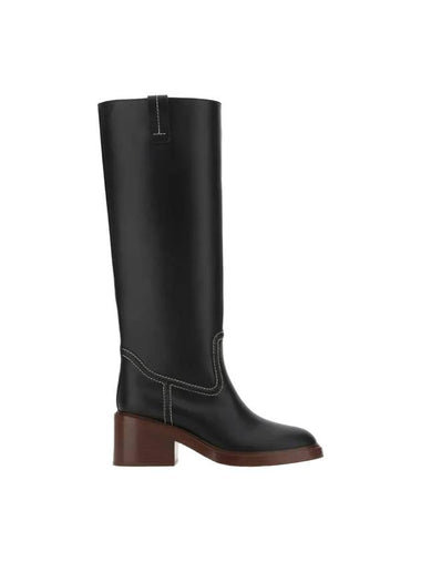 WoMen's Malo Long Boots Black - CHLOE - BALAAN 1