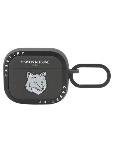 Bold Foxhead Airpods Pro Case Black - MAISON KITSUNE - BALAAN 1