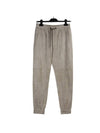 Women's Suede Track Pants Beige - BRUNELLO CUCINELLI - BALAAN 1